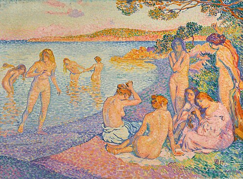 Sketch for the Moment Set Ablaze, , Théo van Rysselberghe