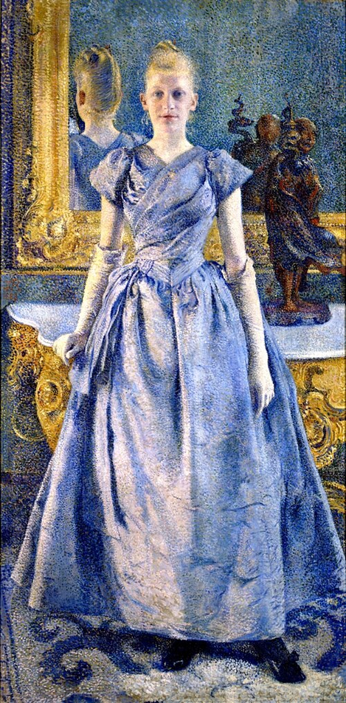 Portrait d'Alice Sèthe, 1888, Théo Van Rysselberghe
