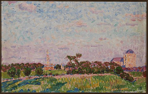 View of Veere, 1907, Théo Van Rysselberghe