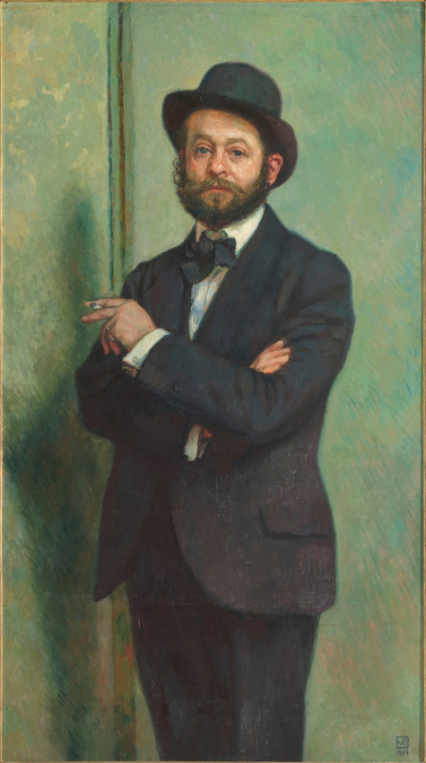 Portrait d'Auguste Perret, 1914, Théo Van Rysselberghe