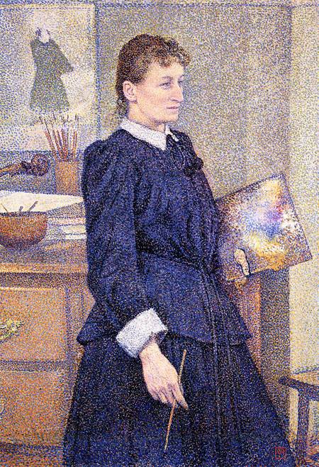 Anna Boch in Her Studio 1893, 1893, Théo van Rysselberghe