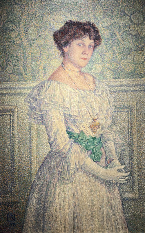 Portrait de Laure Flé, 1898, Théo Van Rysselberghe
