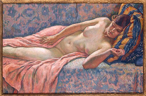 Study of a female nude, 1913, Théo van Rysselberghe