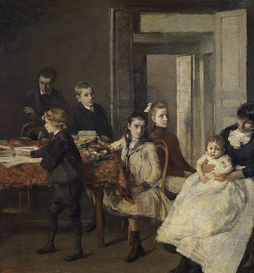 The Children of François van Rysselberghe, 1885, Théo van Rysselberghe