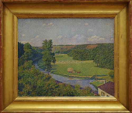 The valley of the Sambre, 1890, Théo van Rysselberghe