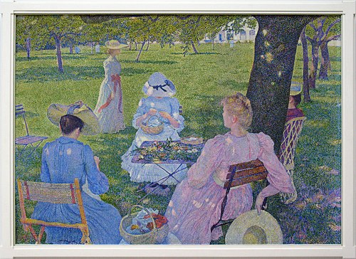 Le verger, 1890, Théo Van Rysselberghe