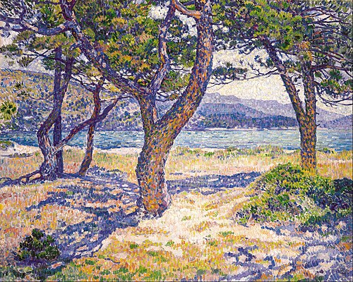 The Mediterranean at Le Lavandou, 1904, Théo Van Rysselberghe