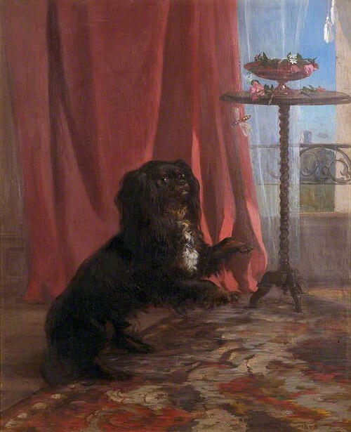 The Reverend Townshend's Dog, 1855, François Bocion
