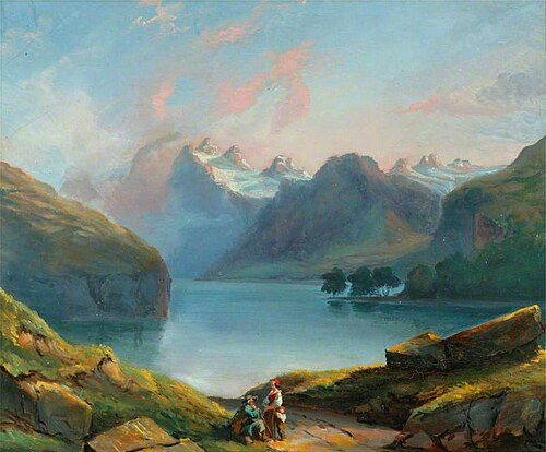 Lake Scene, , François Bocion