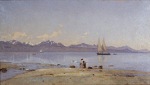 Foce della Vuachère, 1884, François Bocion