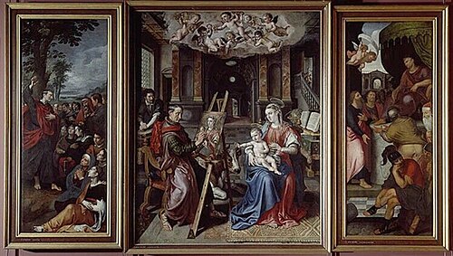 Altarpiece of the Guild of Saint Luke, 1602, Marten Pepijn