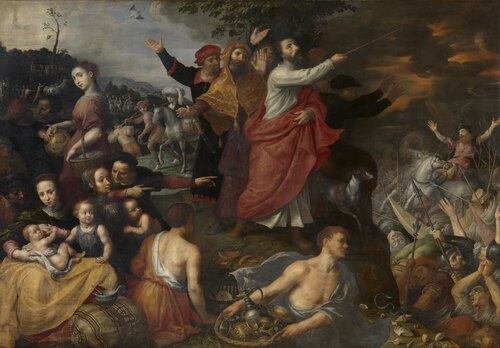 Passage through the Red Sea, 1626, Marten Pepijn