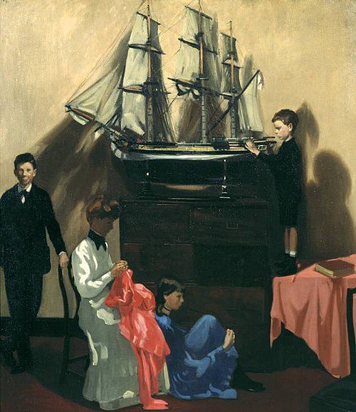 Family Group, 1911, Mabel Pryde