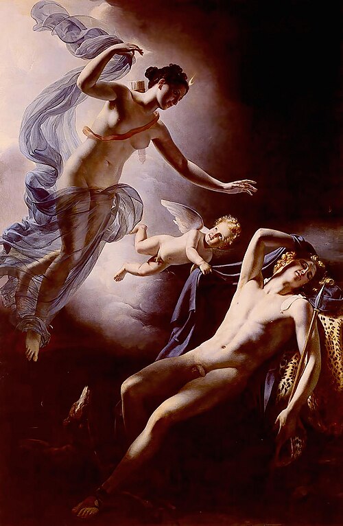 Diane et Endymion, 1822, Jérôme-Martin Langlois