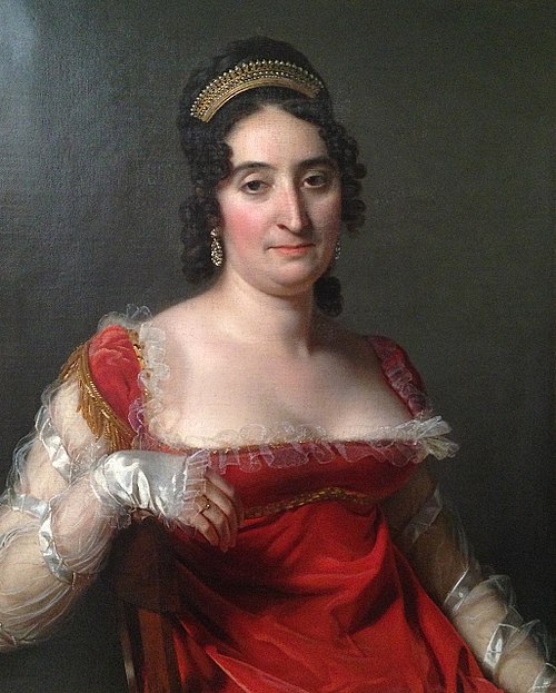 Portrait d'une dame, 1817, Jérôme-Martin Langlois