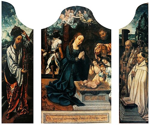 Anbetung der Könige., 1520, Jean Provost