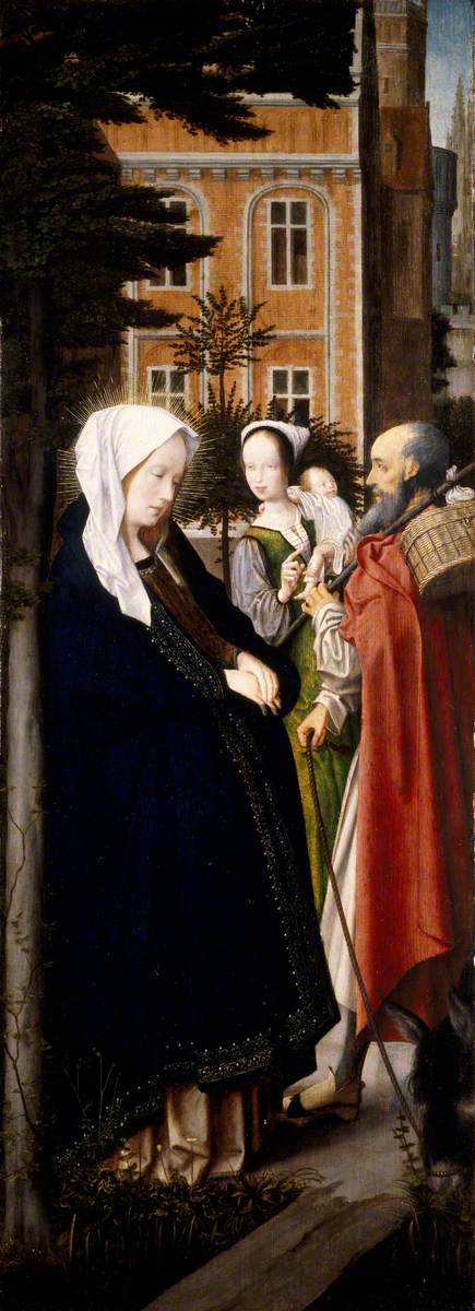 The Virgin and Saint Joseph at Bethlehem (recto), , Jean Provost
