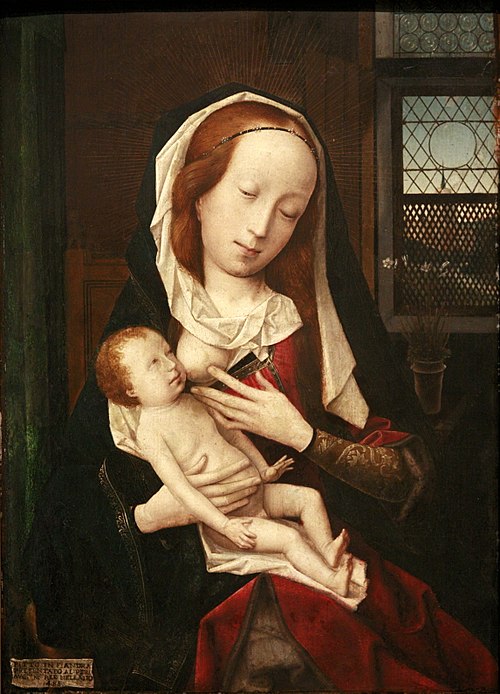La vierge allaitant., 1510, Jean Provost