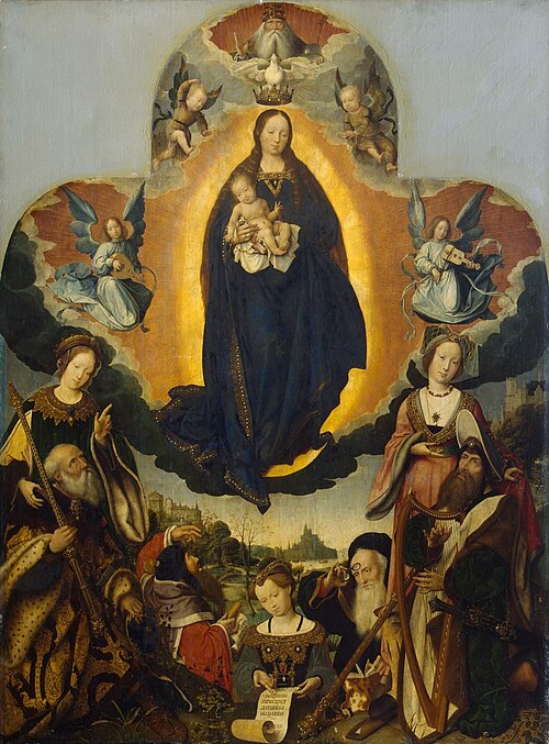 The Virgin Mary in Glory, 1524, Jean Provost