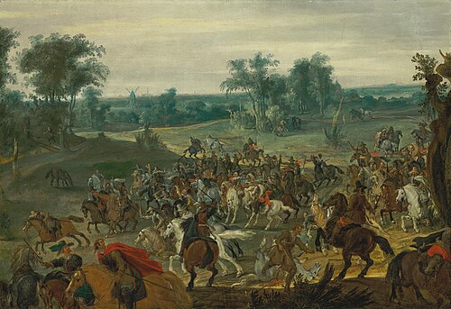 The Battle of Lekkerbeetje, 1650, Peeter Snayers