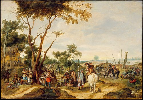 Soldiers Bivouacking, 1639, Peeter Snayers