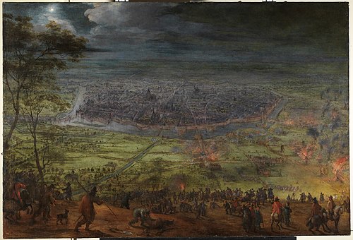 Night-time Attack on Lille, 1650, Peeter Snayers