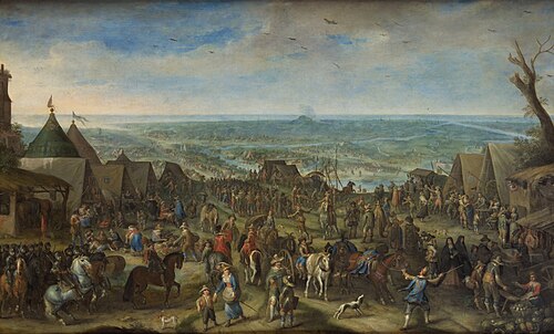 Field camp, 1620, Peeter Snayers