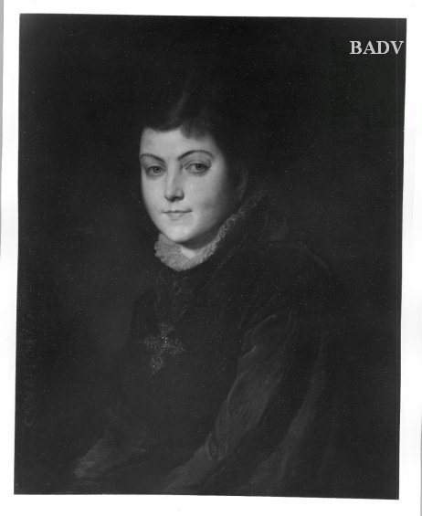 Portrait of a lady, 1876, Hans Canon
