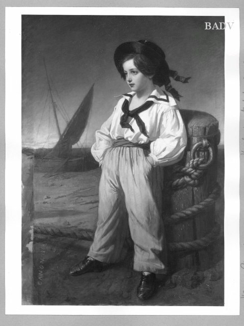 Fischerjunge, 1860, Hans Canon