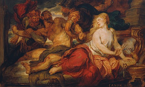 Samson und Delila, 1875, Hans Canon