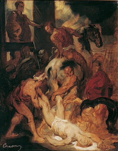 Die Marter des heiligen Hippolytus, , Hans Canon