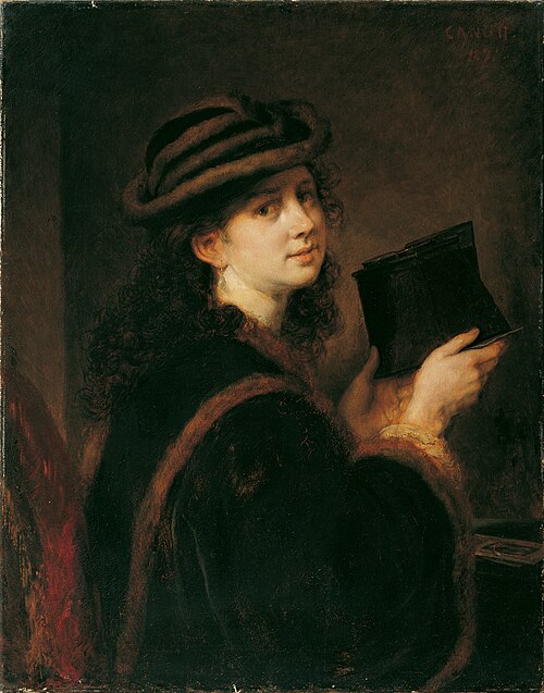Mädchen mit Stereoskop, 1871, Hans Canon