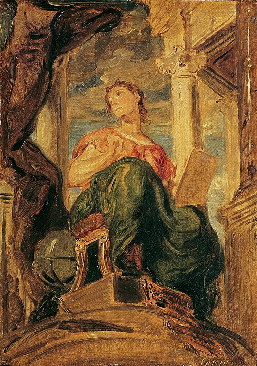 Die Muse Clio, 1875, Hans Canon