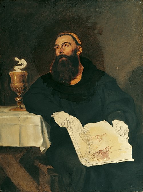 Der heilige Benedikt von Nursia, 1874, Hans Canon