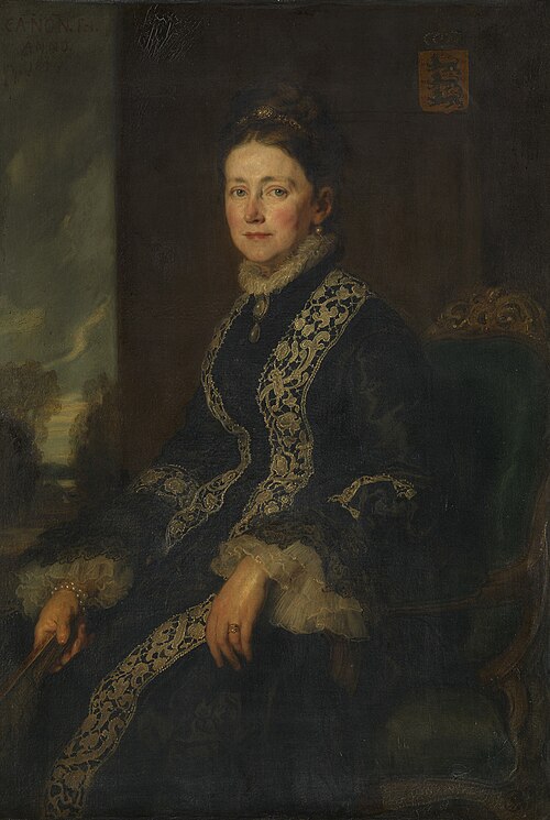 Louise, Queen of Denmark (1817-1898), 1877, Hans Canon