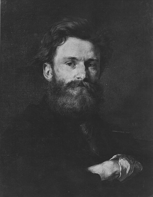 Der Bildhauer Karl Friedrich Moest, 1869, Hans Canon