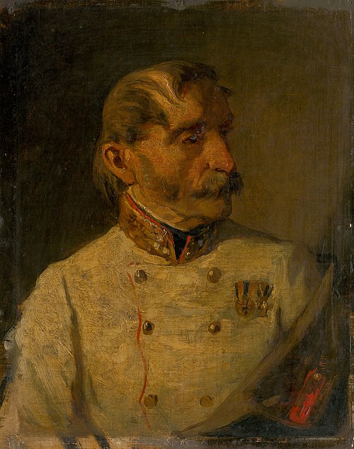 Portrait of a Military Officer, 1850, Hans Canon