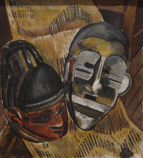 Negro Masks, 1932, Malvin Gray Johnson