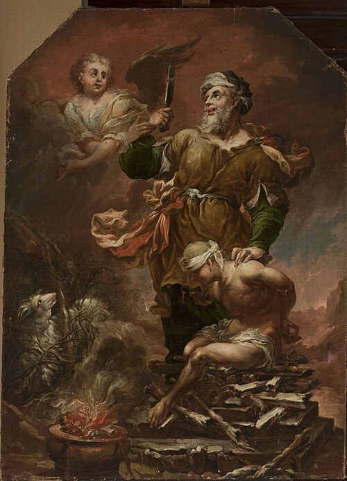 Sacrifice of Isaac, , Johann Michael Rottmayr