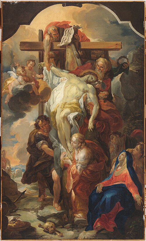 Deposition from the Cross, , Johann Michael Rottmayr