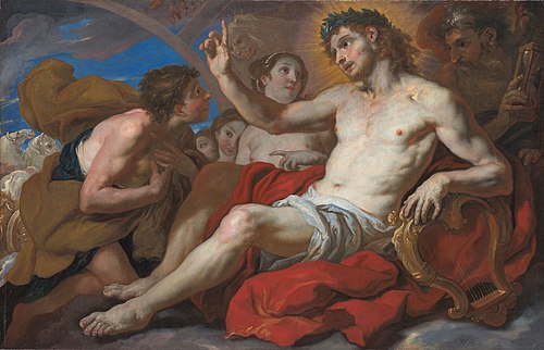 Apollo Granting Phaeton Permission to Drive the Chariot of the Sun, 1692, Johann Michael Rottmayr