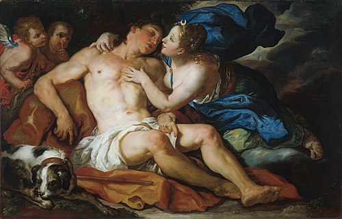 Diana and Endymion, 1692, Johann Michael Rottmayr