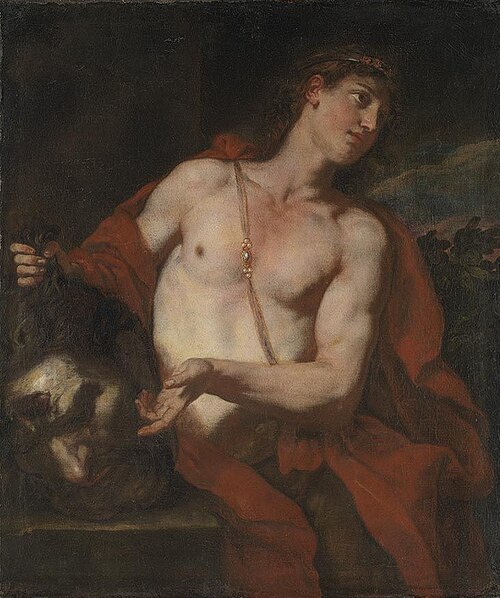 David mit dem Haupt Goliaths, 1692, Johann Michael Rottmayr