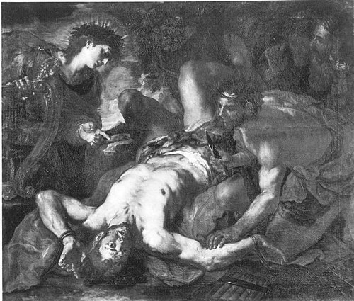 Apoll schindet Marsyas, , Johann Michael Rottmayr