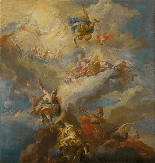 Triumf lásky, 1720, Johann Michael Rottmayr