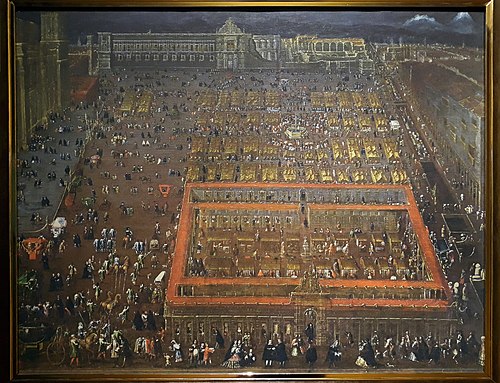 View of the Plaza Mayor of Mexico City, 1695, Cristóbal de Villalpando