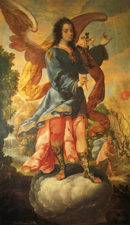 Archangel Barachiel, 1685, Cristóbal de Villalpando