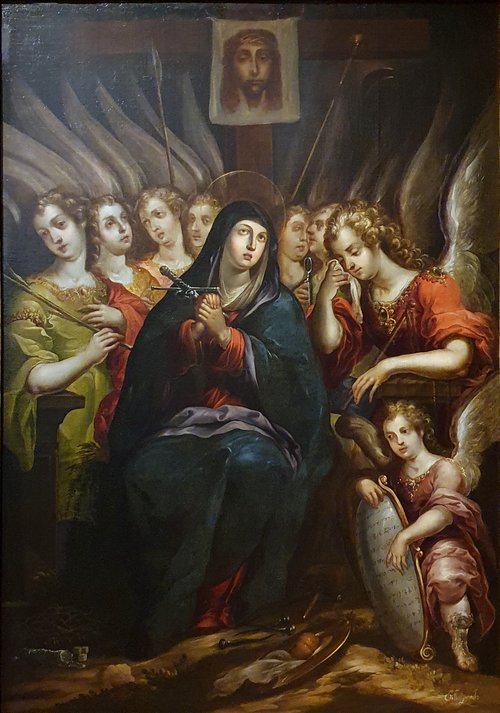 Our Lady of Sorrows, 1680, Cristóbal de Villalpando