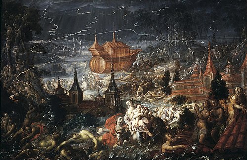 The Deluge, 1689, Cristóbal de Villalpando