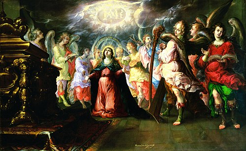 The Holy Name of Mary, 1699, Cristóbal de Villalpando